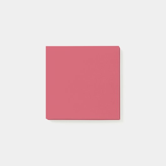 Baksteenrood (effen kleur) post-it® notes (Voorkant)