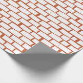 baksteentextuurachtergrond cadeaupapier (Hoek)