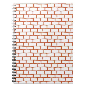 baksteentextuurachtergrond notitieboek