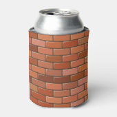 baksteenwand blikjeskoeler (Blikje Voorkant)