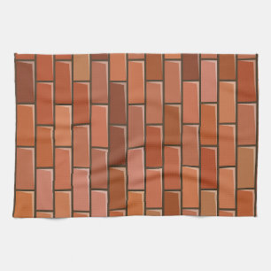 baksteenwand theedoek