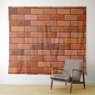 baksteenwand wandkleed