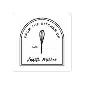 Bakstempel "Uit de keuken van" Rubberstempel (Afrduk)