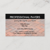 bakstenen bestrating Visitekaartjes (Voorkant)