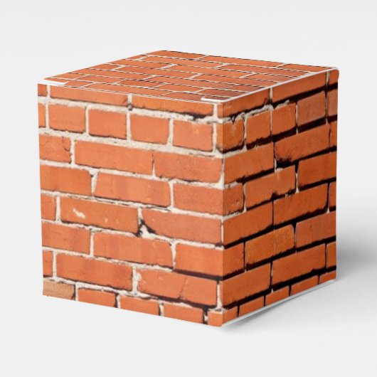 Bakstenen constructie gunstbox bedankdoosjes (Voorkant Zijde)