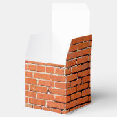 Bakstenen constructie gunstbox bedankdoosjes (Geopend)