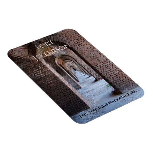 Bakstenen loopbrugbogen, Fort Jefferson, Dry Tortu Magneet (Rechterzijde)