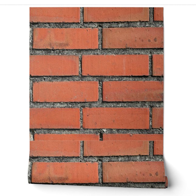 Bakstenen muur behang (Afrollen)