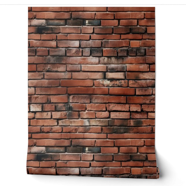 Bakstenen muur textuur 3 behang (Afrollen)