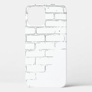 Bakstenen muur textuur achtergrond iPhone 12 hoesje