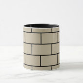 Bakstenen Muur Textuur Mok (Midden)