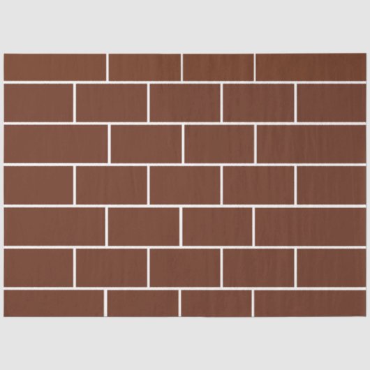 Bakstenen Muur  Tissuepapier (Voorkant)