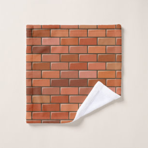 bakstenen muur washandje