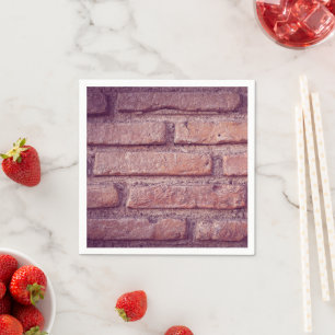 bakstenen muurpatroon rustieke Decor servetten