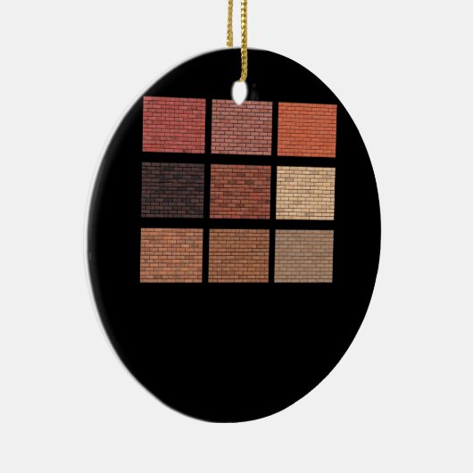 Bakstenen wandconstructie metselwerk gebouw Mason Keramisch Ornament (Rechts)