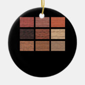 Bakstenen wandconstructie metselwerk gebouw Mason Keramisch Ornament (Voorkant)