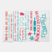 Baksuiker Cookie Recept Keukenhanddoek (Horizontaal)