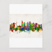 Baku Azerbeidzjan Skyline Feestdagenkaart (Voorkant)