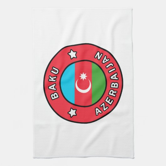 Baku-Azerbeidzjan Theedoek (Verticaal)