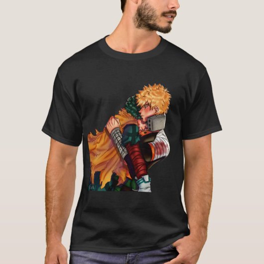 BakuDeku Manga Hug T-shirt (Voorkant)