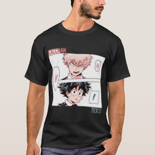 Bakugo x Deku - Kindertijd Duo T-shirt (Voorkant)