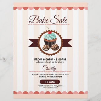 Bakverkoop Flyer