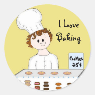 Bakverkoop Ronde Sticker