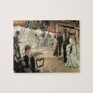 Bal aan boord door James Tissot, Victoriaanse kuns Legpuzzel