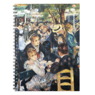 Bal bij de Moulin de la Galette-partij Renoir Notitieboek