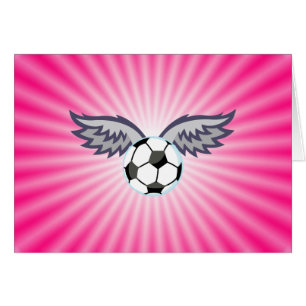 Bal De Football Ailes; Rose