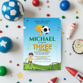 Bal de football Anniversaire Fête Invitation