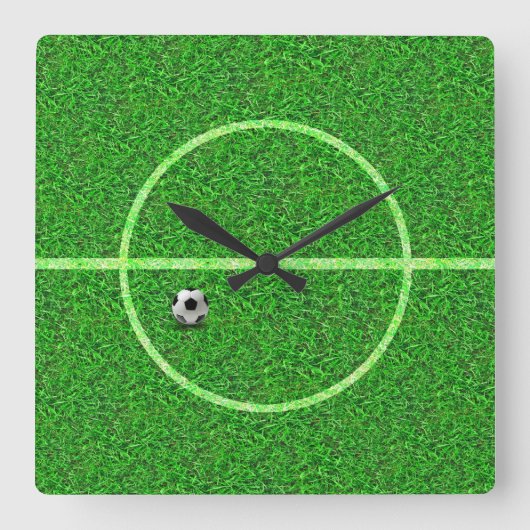 Bal De Football De Football - Mur Horloge (Recto)