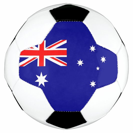 Bal de football patriotique avec drapeau australie (Devant)