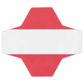 Bal de football patriotique avec drapeau autrichie (Plat)