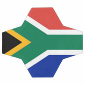 Bal de football patriotique avec drapeau d'Afrique (Plat)