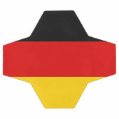 Bal de football patriotique avec drapeau d'Allemag (Plat)