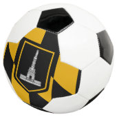 Bal de football patriotique avec drapeau de Baltim (3/4)