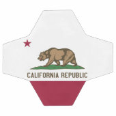 Bal de football patriotique avec drapeau de Califo (Plat)