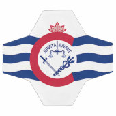 Bal de football patriotique avec drapeau de Cincin (Plat)