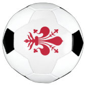 Bal de football patriotique avec Drapeau de Floren (Tourné)