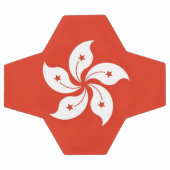 Bal de football patriotique avec drapeau de Hong K (Plat)