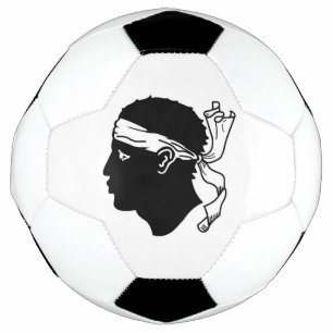 Bal de football patriotique avec drapeau de la Cor