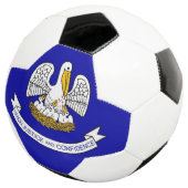 Bal de football patriotique avec drapeau de la Lou (3/4)