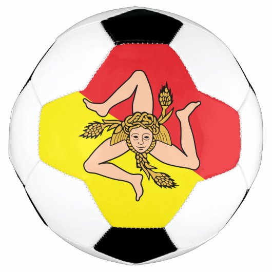 Bal de football patriotique avec drapeau de la Sic (Devant)