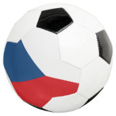 Bal de football patriotique avec drapeau de la Tch (3/4)