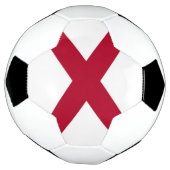 Bal de football patriotique avec drapeau de l'Alab (Tourné)