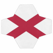 Bal de football patriotique avec drapeau de l'Alab (Plat)