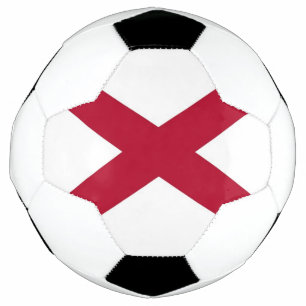 Bal de football patriotique avec drapeau de l'Alab