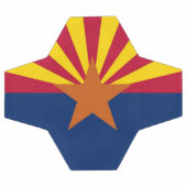 Bal de football patriotique avec drapeau de l'Ariz (Plat)