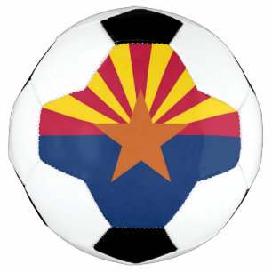 Bal de football patriotique avec drapeau de l'Ariz